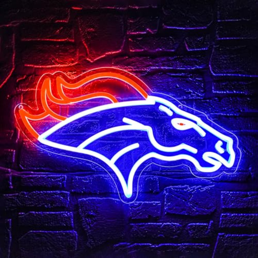 Garage Lighting Decor - Enseigne néon Football pour décoration murale,