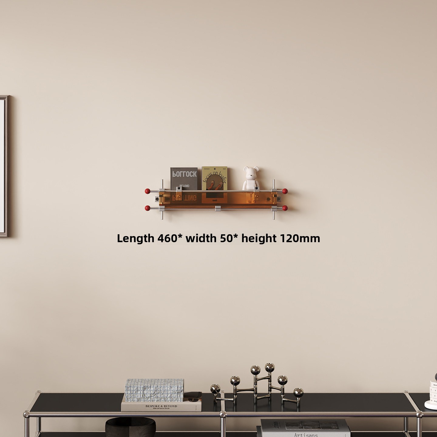 Lighting And Decor Magazine - Étagère murale en acrylique pour magazines,