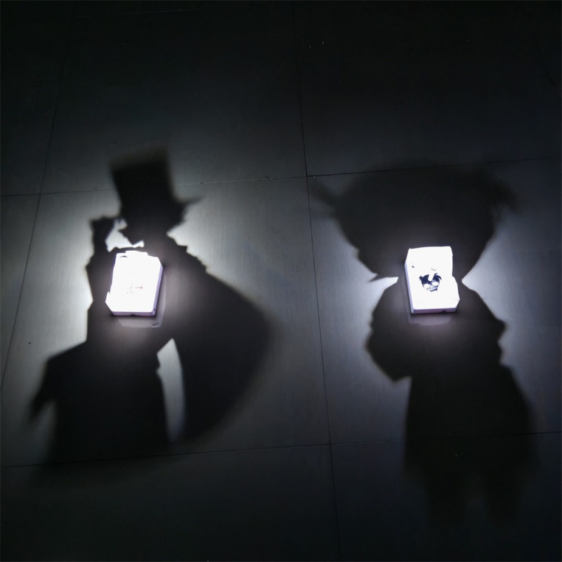 Lighting Home Decor Items - Lampe murale silhouettede figurine anime, jouet