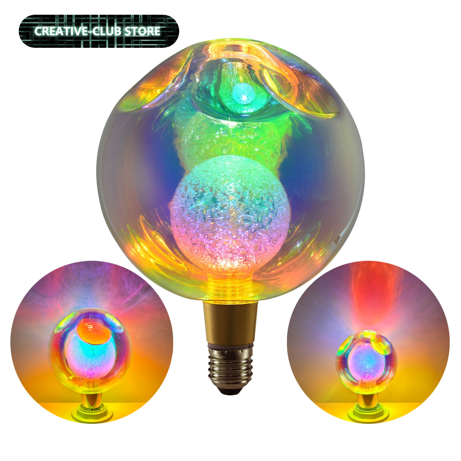 Lighting Decor For Bedroom - Ampoule LED boule ronde E27 P90