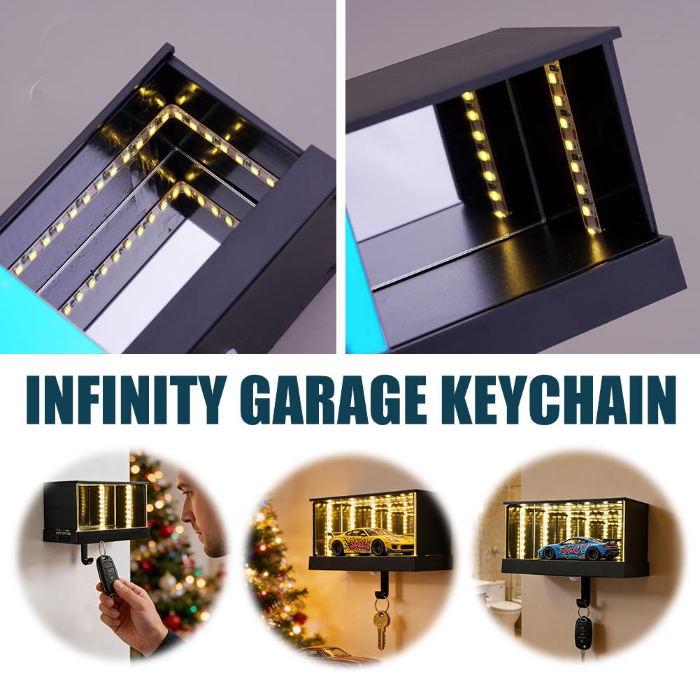 Lighting Effect Home Decor - Porte-clés de Garage infini avec lumière