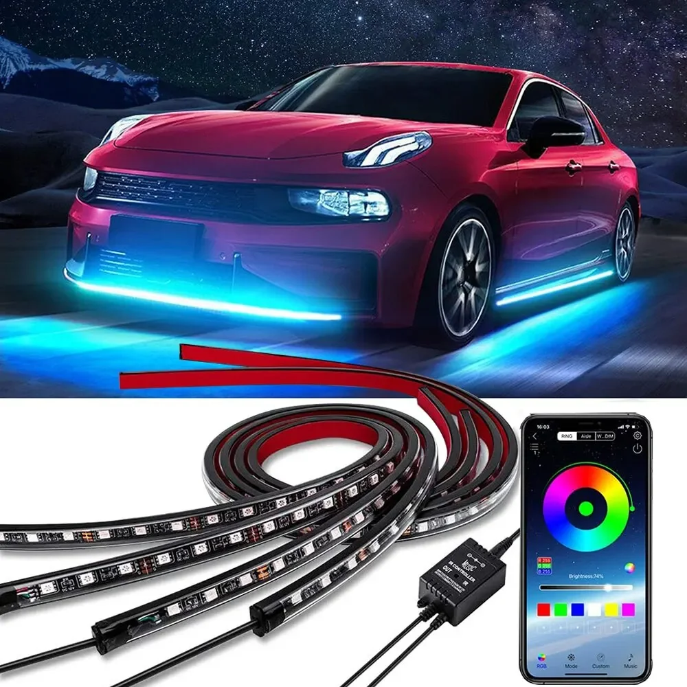 Lighting Bolt Decor - Néon LED RGB voiture sous-éclairage lumière