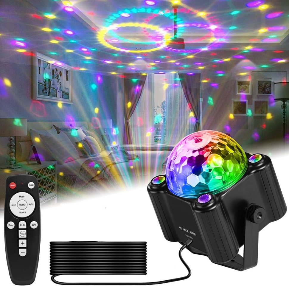 Lighting Effect Home Decor - Lumières de fête Dj Disco boule