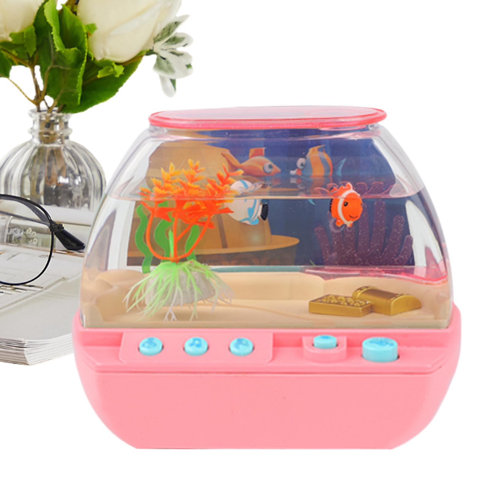 Lighting Decor For Bedroom - Aquarium jouet décoratif avec musique et