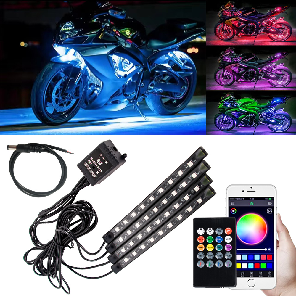 Lighting Bolt Decor - Lumière LED RVB pour Moto et