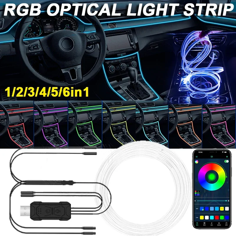 Lighting Bolt Decor - Bande lumineuse LED d'ambiance RGB pour