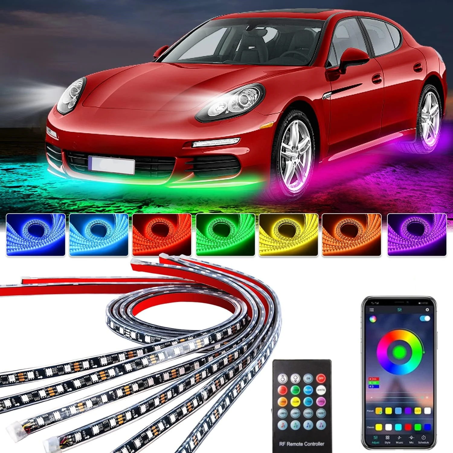 Lighting Bolt Decor - Bande lumineuse néon LED flexible pour