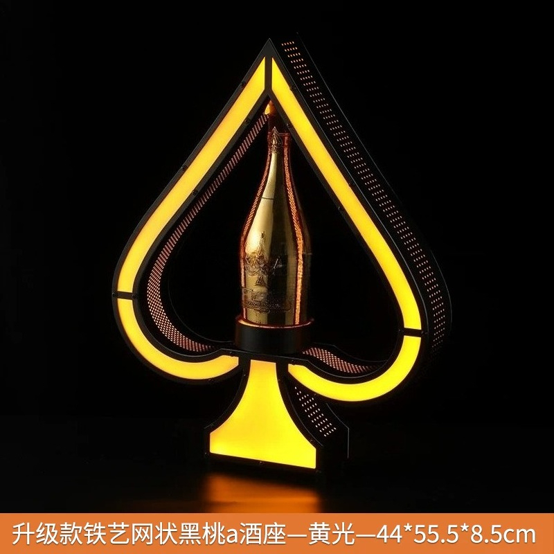 Lighting Decoration Stand - Support de bouteille de vin lumineux