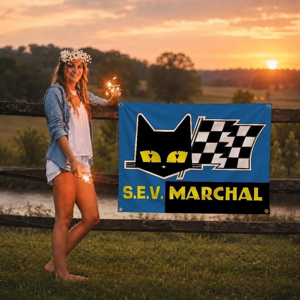 Home Decor Lighting Brands - Drapeau décoratif S-S.E.V.MARCHAL Light Brand pour