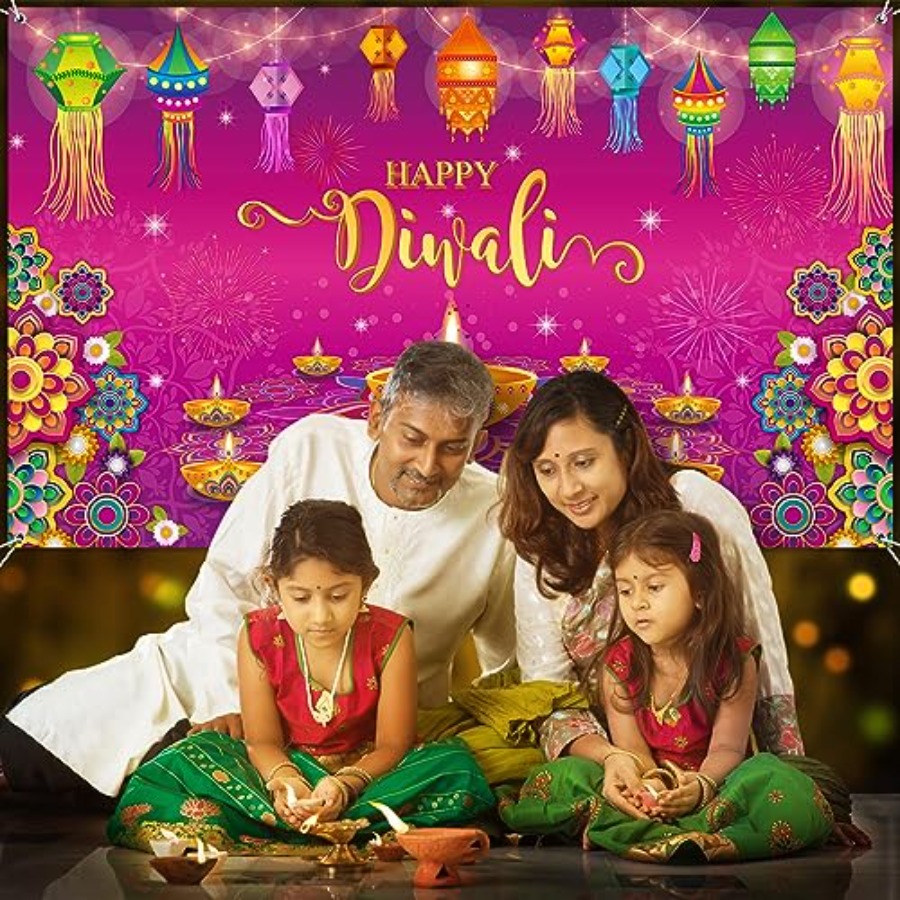 Bannière décorative Joyeux Diw - Lighting Decoration For Diwali avis et prix