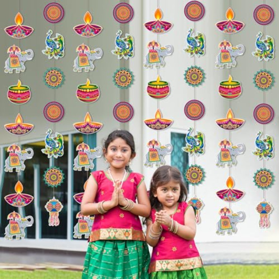 8 pièces de décorations suspen - Lighting Decoration For Diwali avis et prix