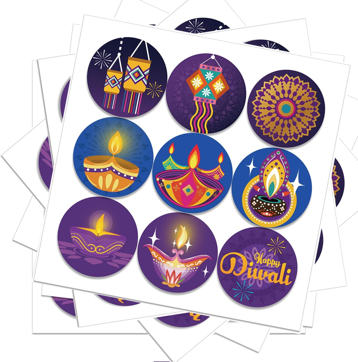 Autocollants Happy Diwali, déc - Lighting Decoration For Diwali avis et prix
