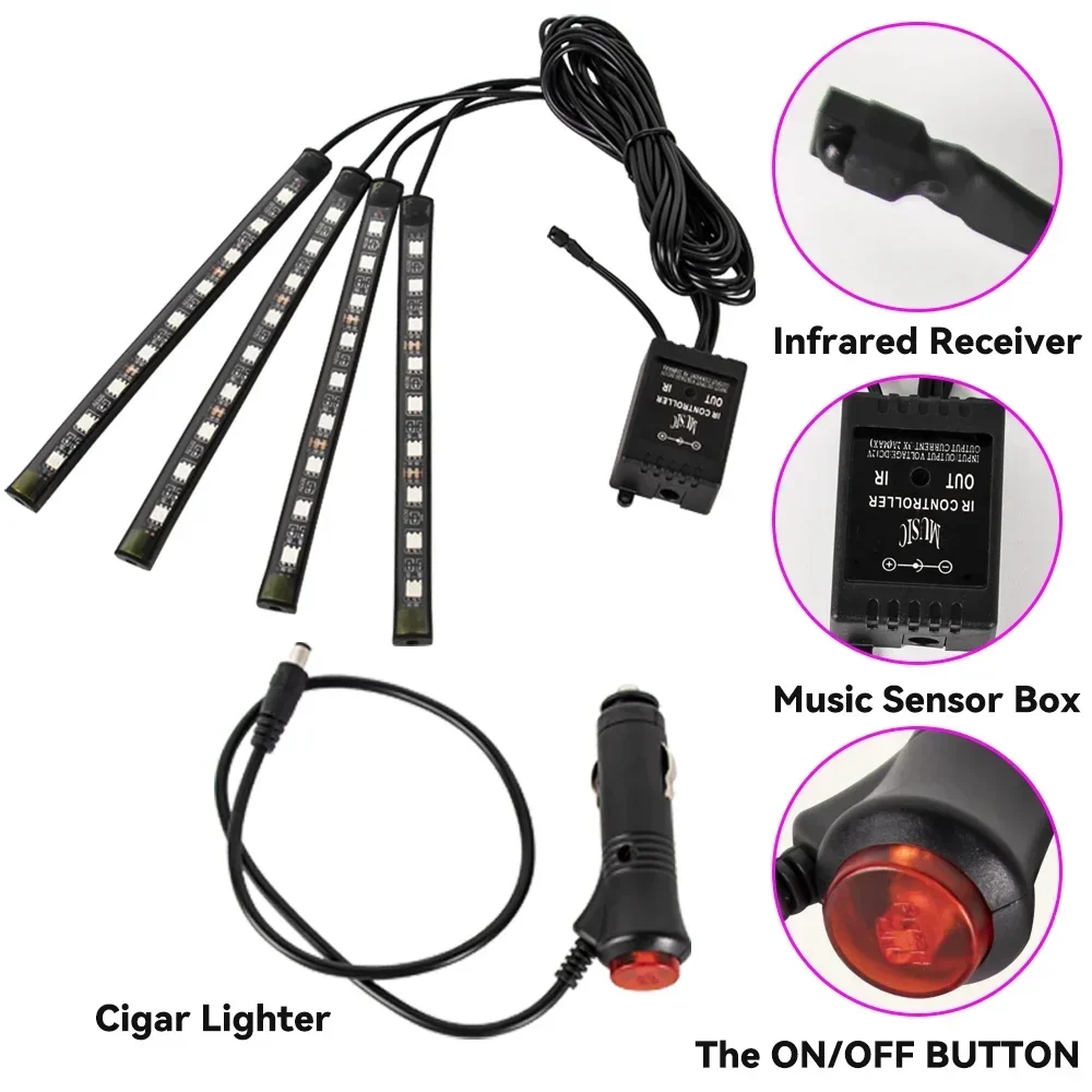 Néon LED RGB voiture sous-écla - Lighting Bolt Decor avis et prix