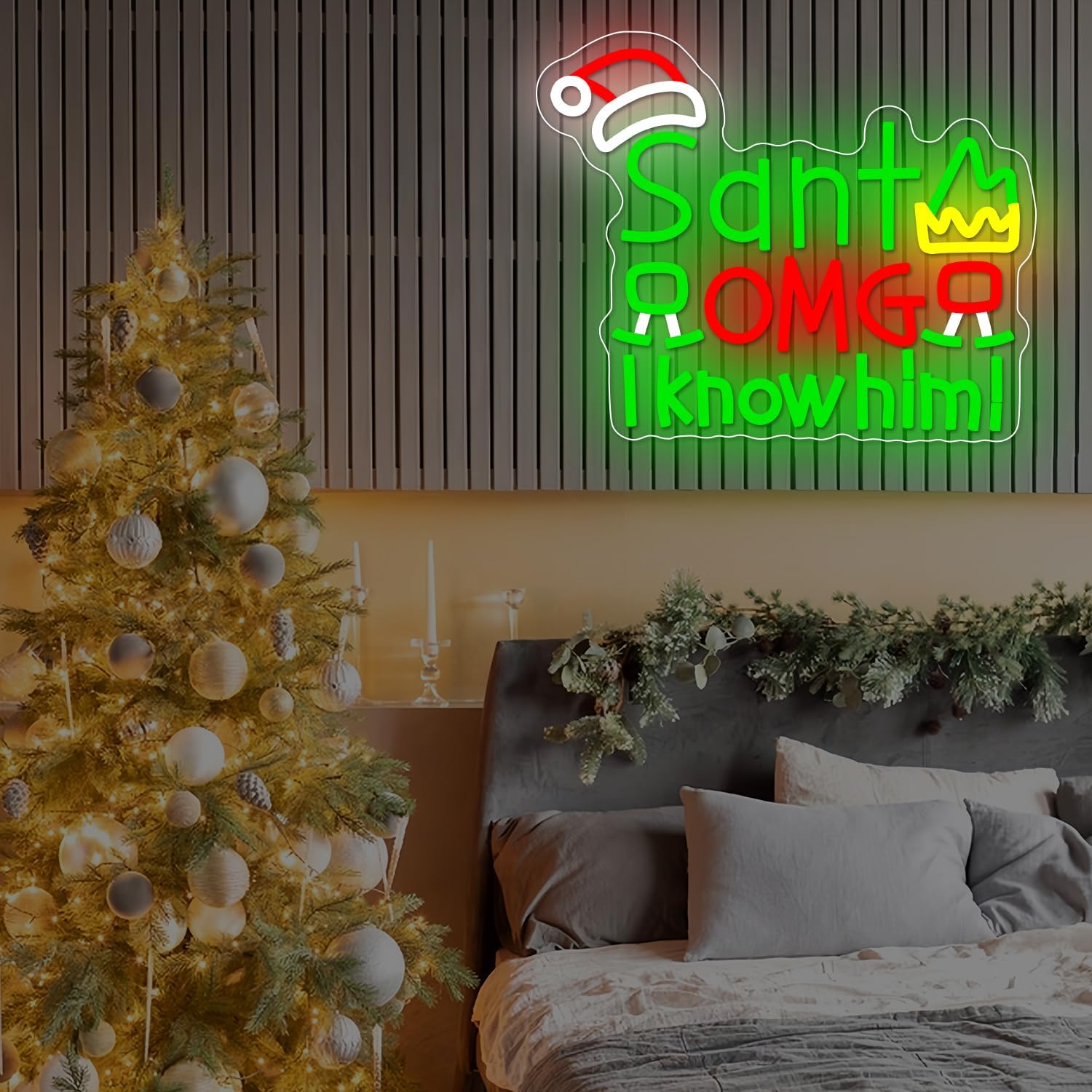 Lampe Murale LED Néon USB « Sa - Santa'S Elves Holiday Lighting & Decor Llc avis et prix