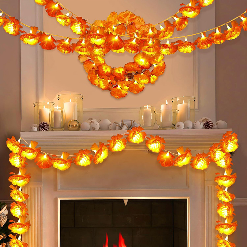 Fleurs artificielles de souci  - Lighting Decoration For Diwali avis et prix