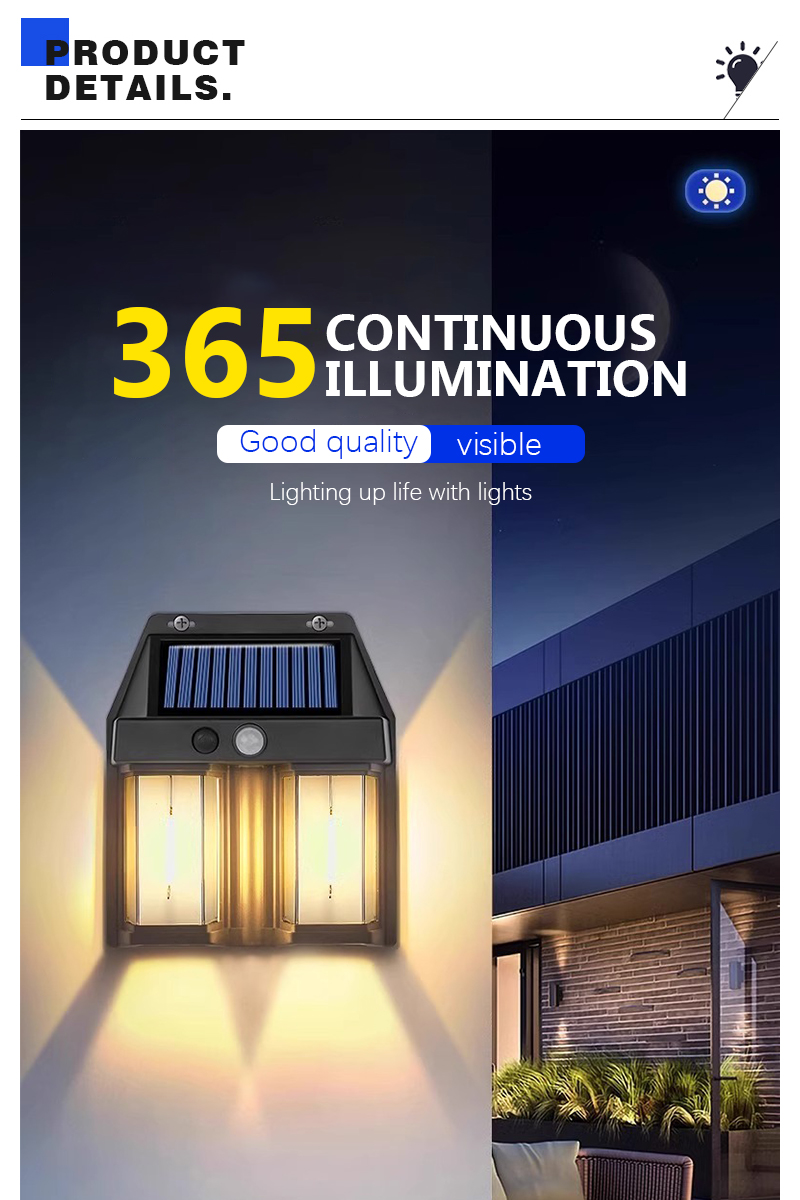 Applique Murale Solaire LED en - Garage Lighting Decor avis et prix