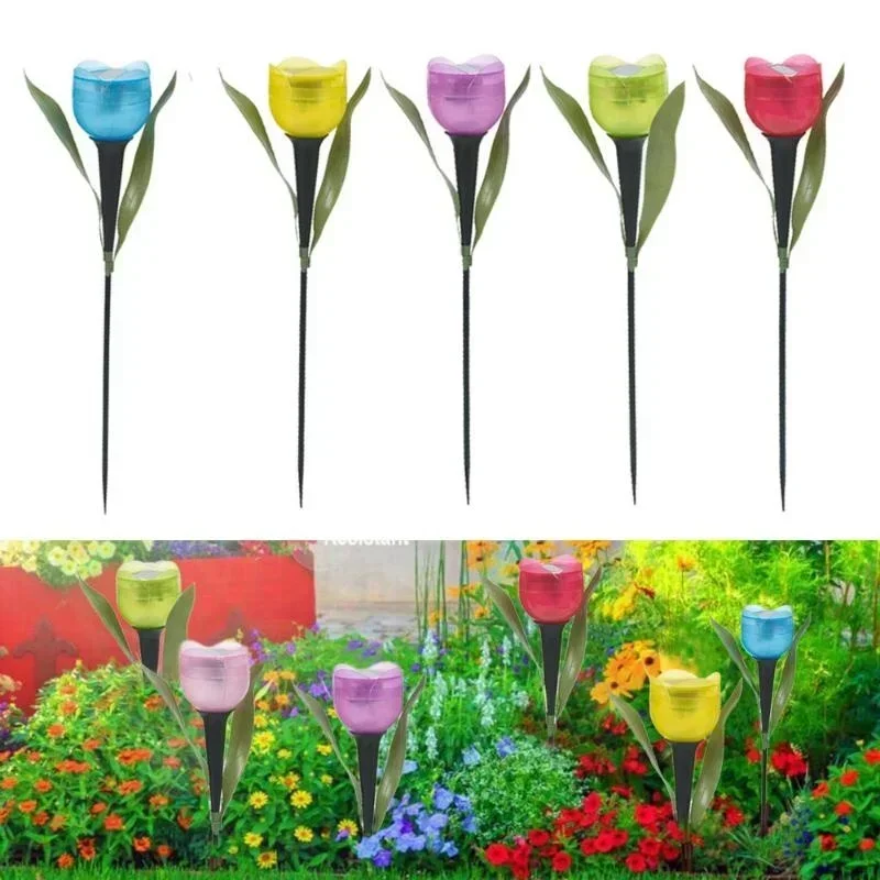 Tulipe de jardin LED solaire e - Lighting Decoration Stand avis et prix