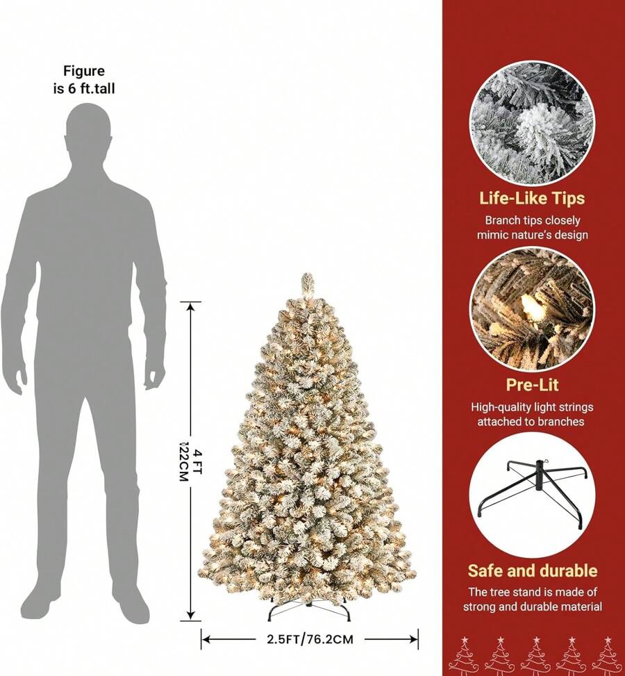 SHARECONN Sapin de Noël Artifi - Lighting Decoration Stand avis et prix
