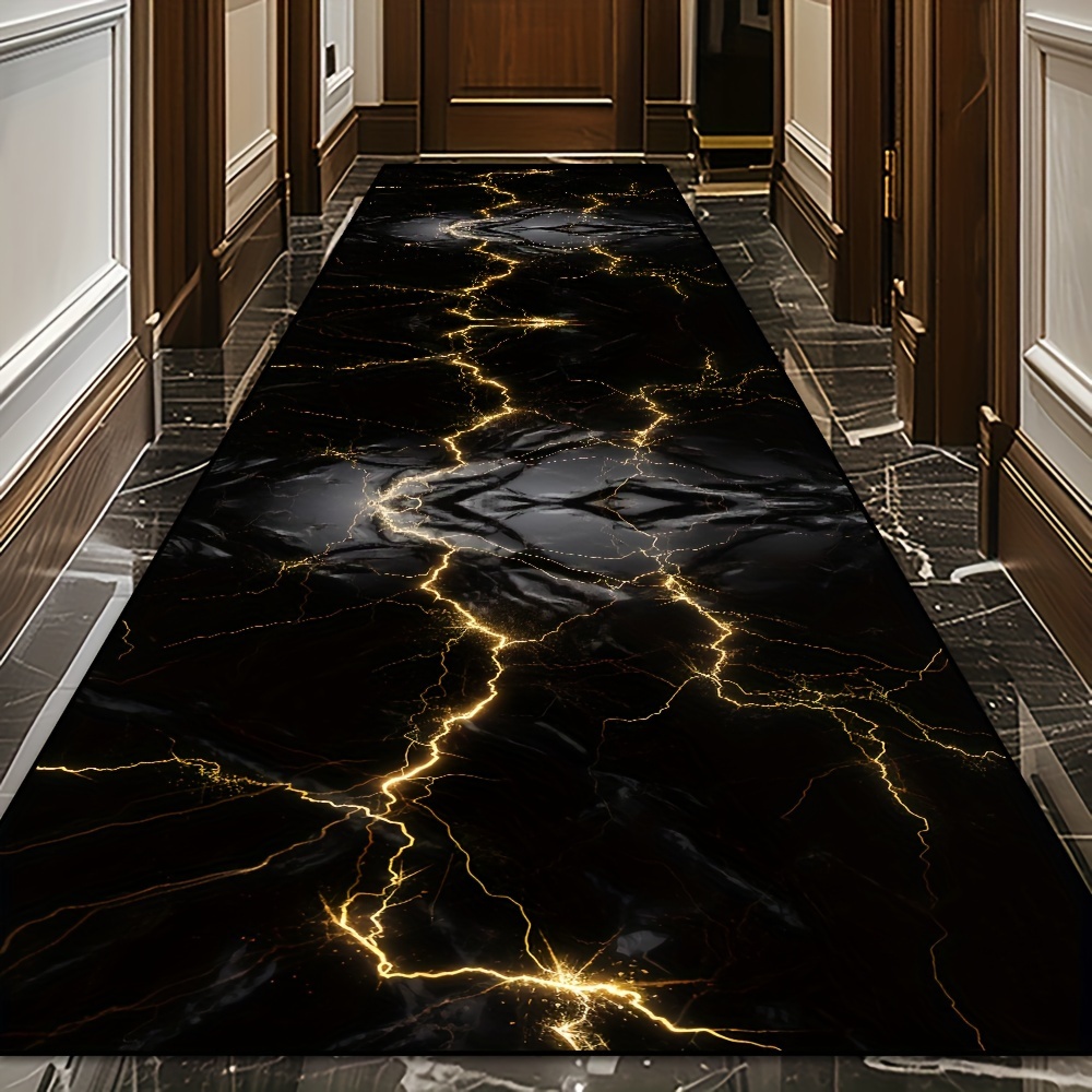 Tapis en bande de marbre noir  - Garage Lighting Decor avis et prix