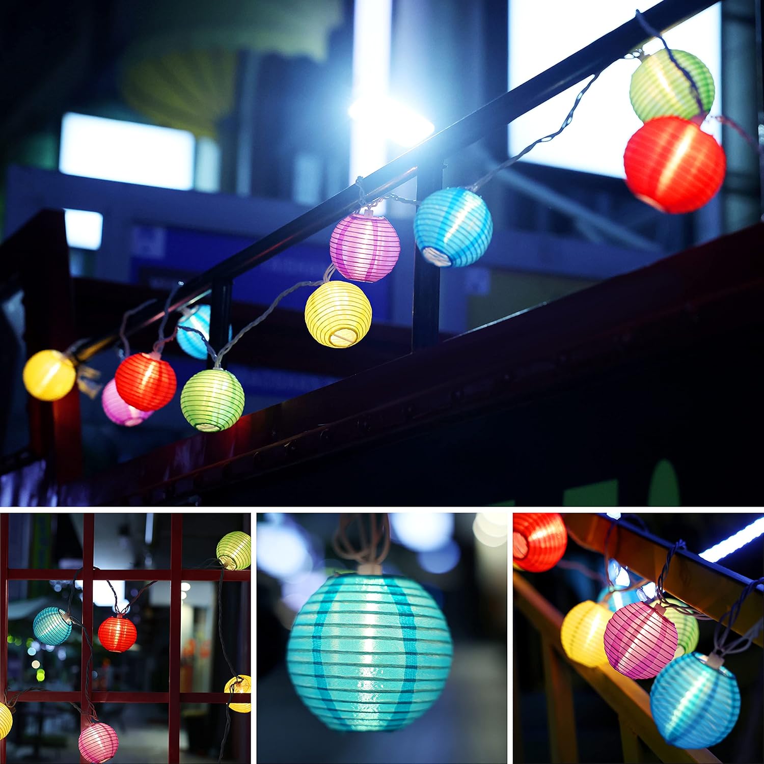 Lanterne solaire chaîne lumièr - Lantern Paper Solar avis et prix