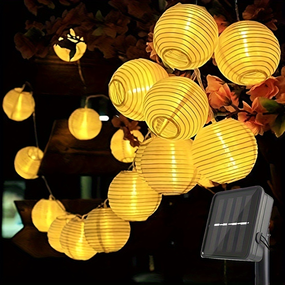 Lanterne solaire chaîne lumièr - Lantern Paper Solar avis et prix