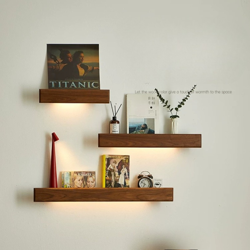 Étagère murale en bois massif, - Lighting And Decor Magazine avis et prix
