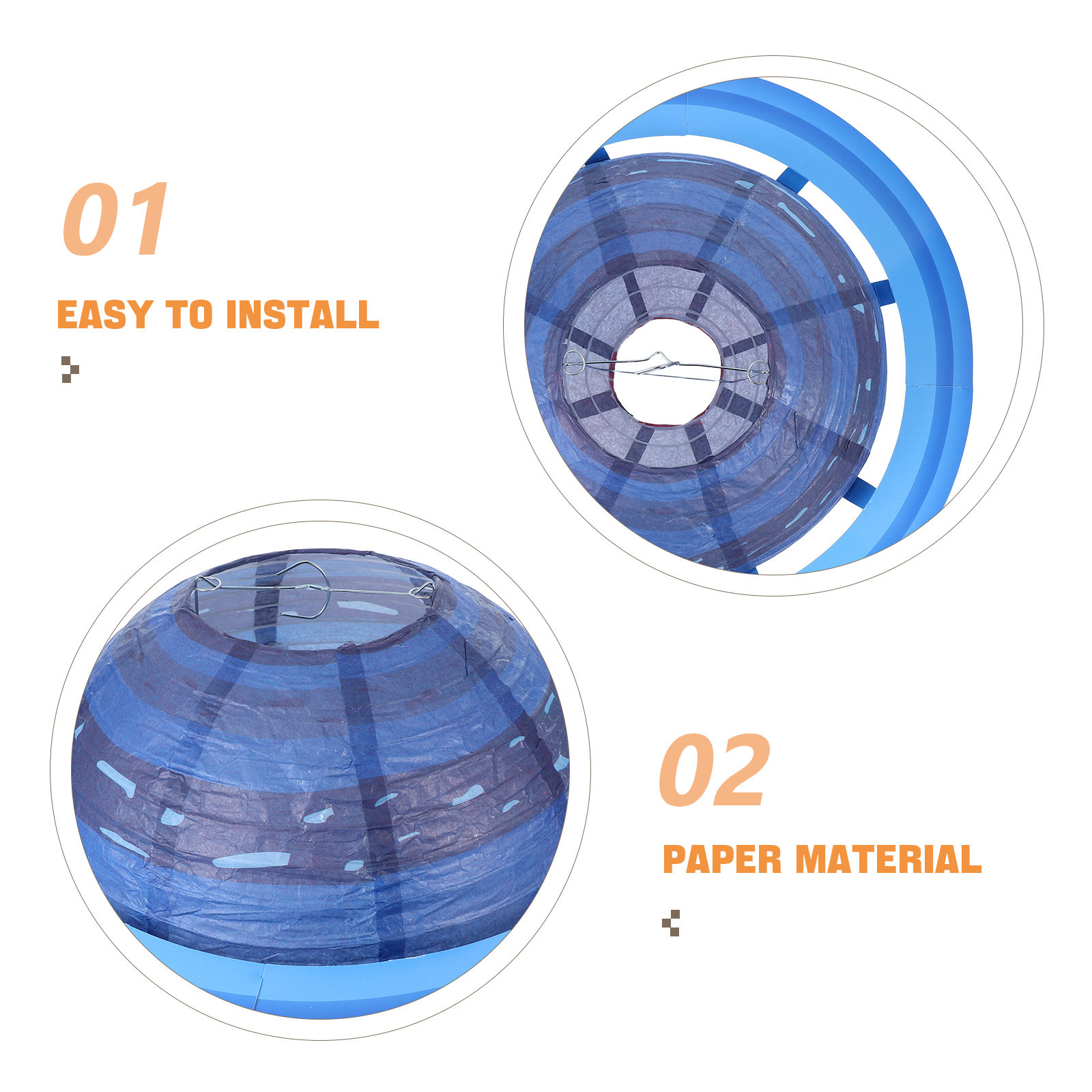 4 lanternes en papier sur le t - Lantern Paper Solar avis et prix