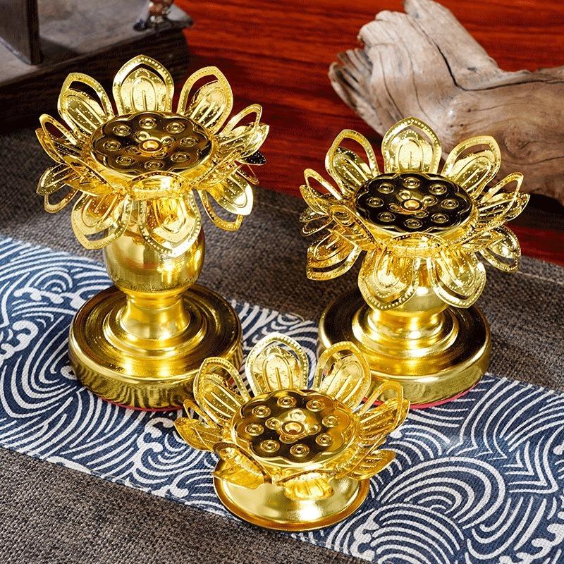 Lot de 2 supports dorés en lai - Lighting Decoration For Diwali avis et prix