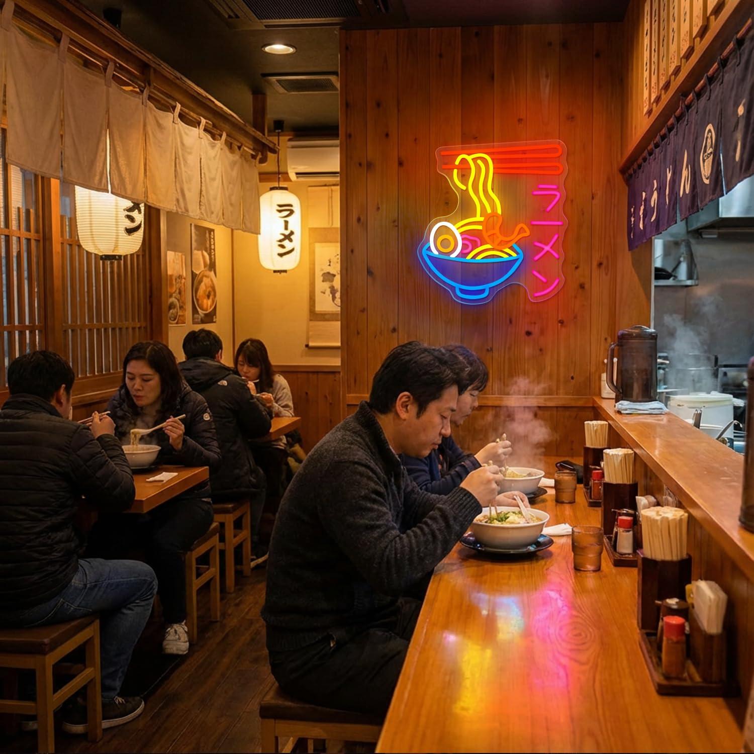Enseigne néon LED Ramen, motif - Lighting Decor Room avis et prix