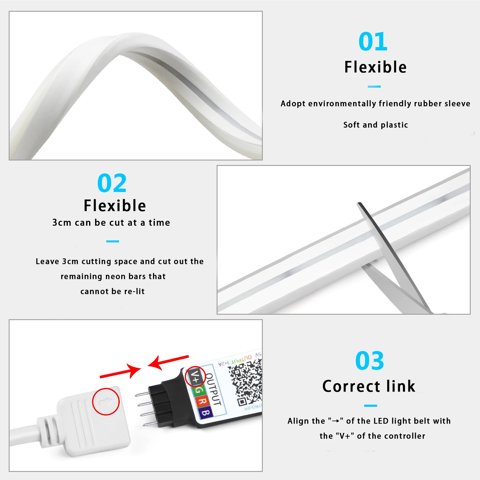 Bande lumineuse LED néon RGB,  - Lighting Decor Room avis et prix